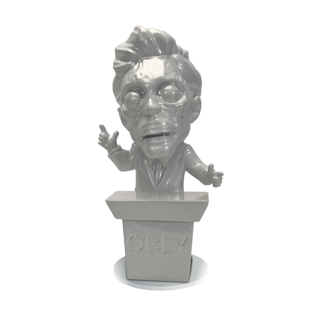 They Live | Candidate Chrome Art Statue