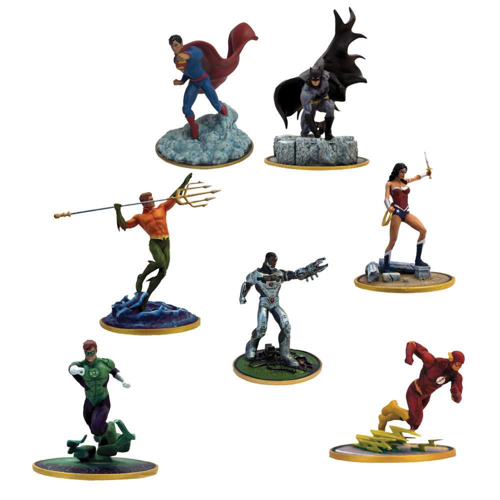 Justice League | Metal Miniature 2023 San Diego Comic-Con Exclusive Bundle
