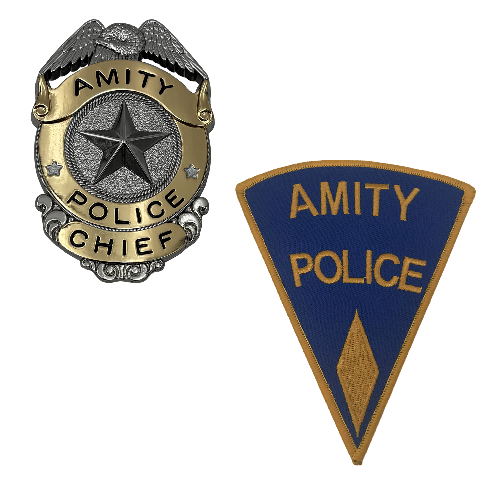 Jaws Amity Island Police Chief Badge and Patch Limited Edition Prop Replica