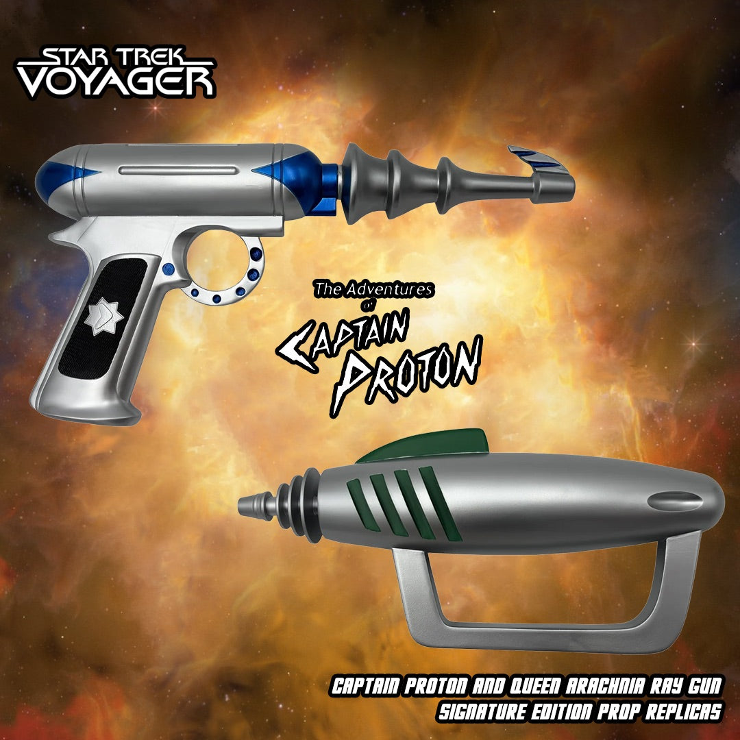 Star Trek | Captain Proton & Queen Arachnia Ray Gun Signature Edition Prop Replica Bundle & Save