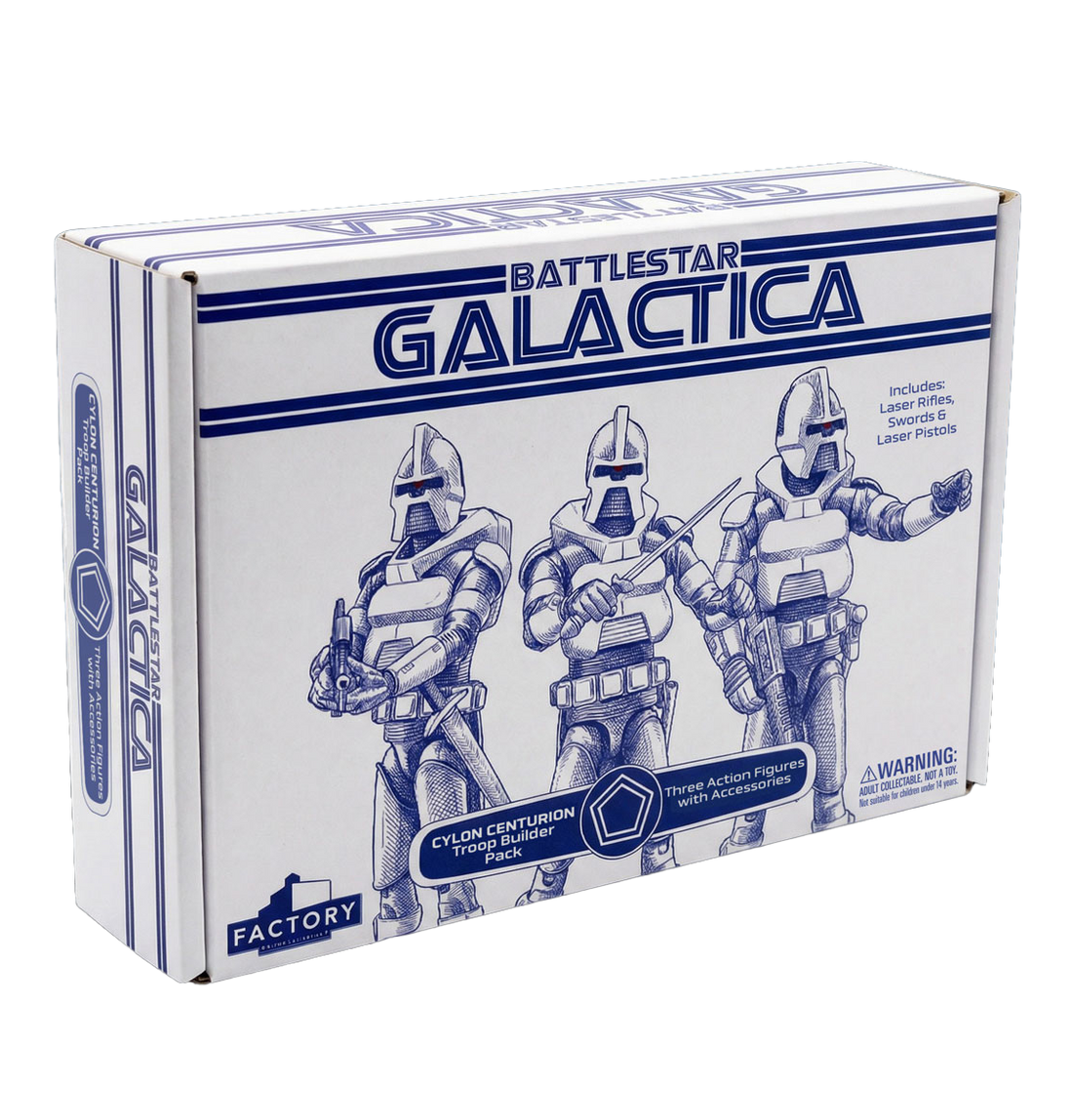 Battlestar Galactica | Cylon Centurion 3.75 Inch Action Figure Troop Builder 3 Pack