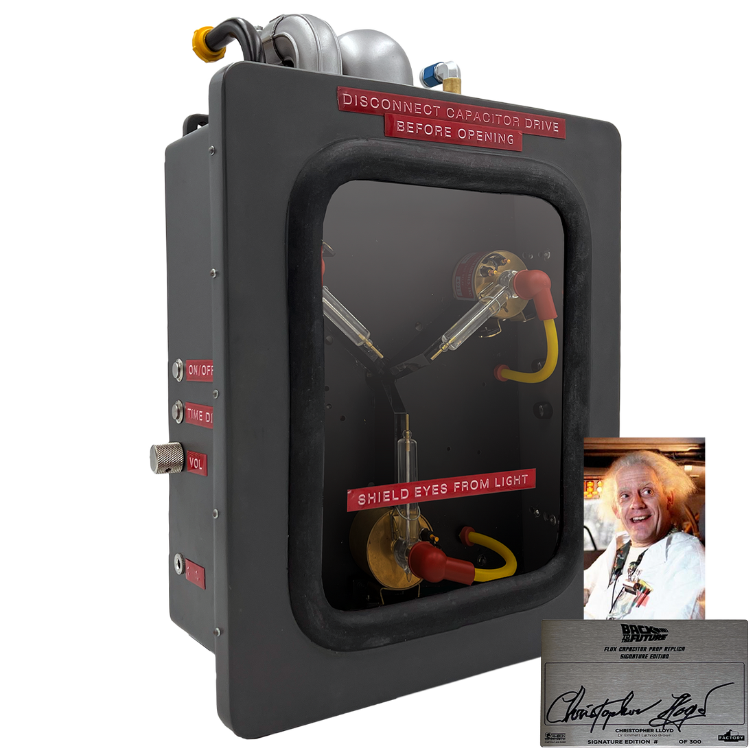 Back To The Future │ Flux Capacitor Christopher Lloyd Signature Edition Prop Replica