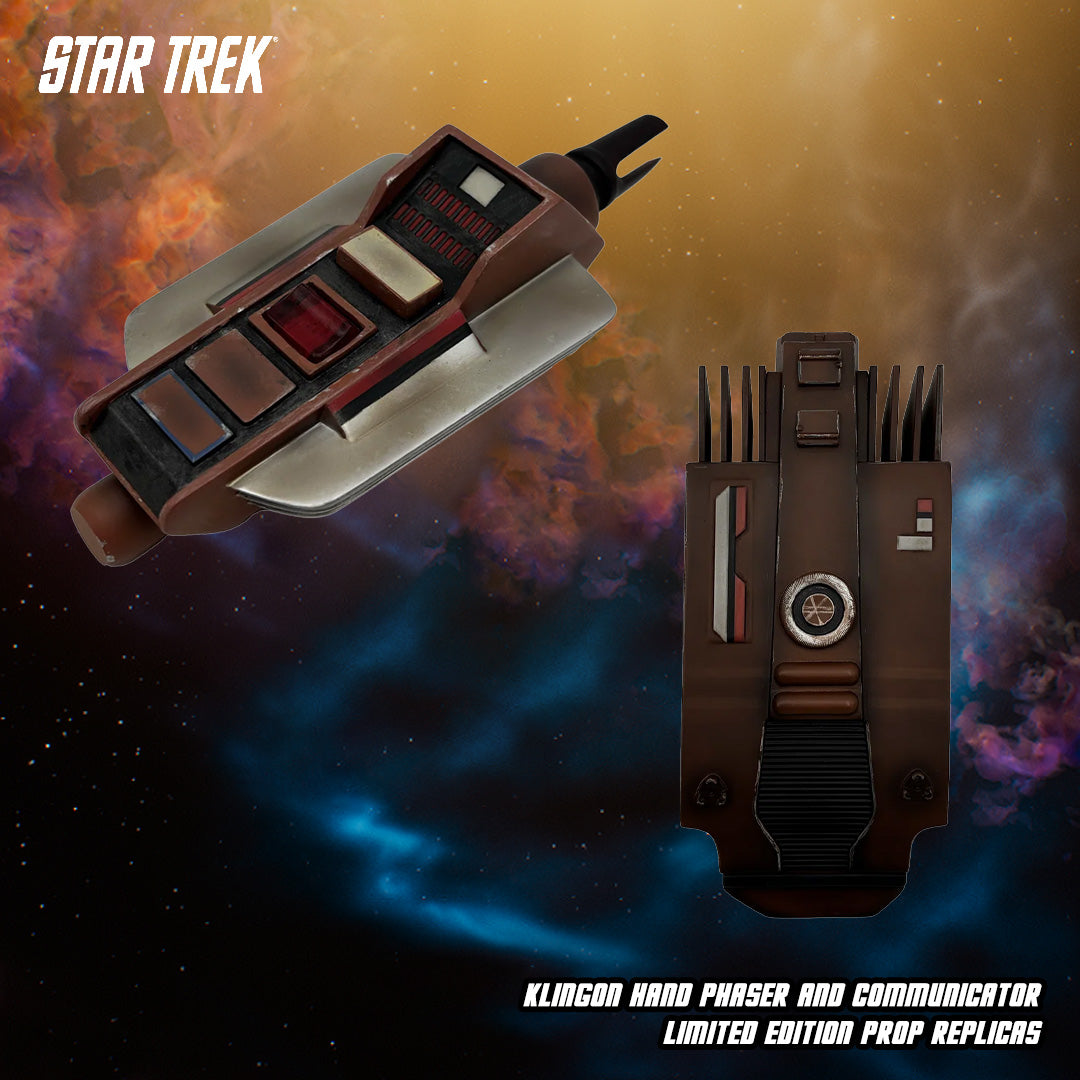 Star Trek | Klingon Hand Phaser & Communicator Limited Edition Prop Replica Bundle & Save