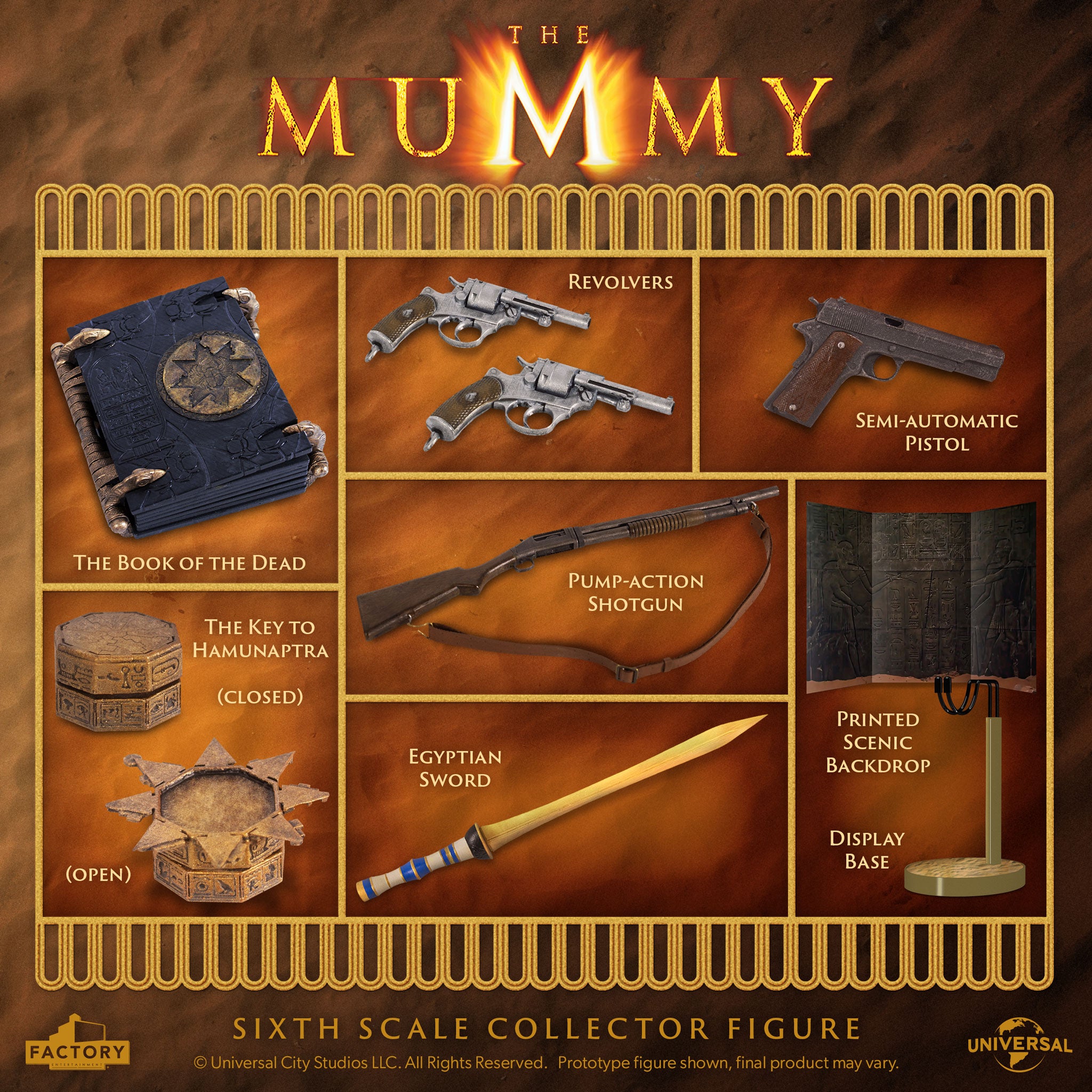 The Mummy - Rick O'Connell Sixth Scale Figure – Factory
