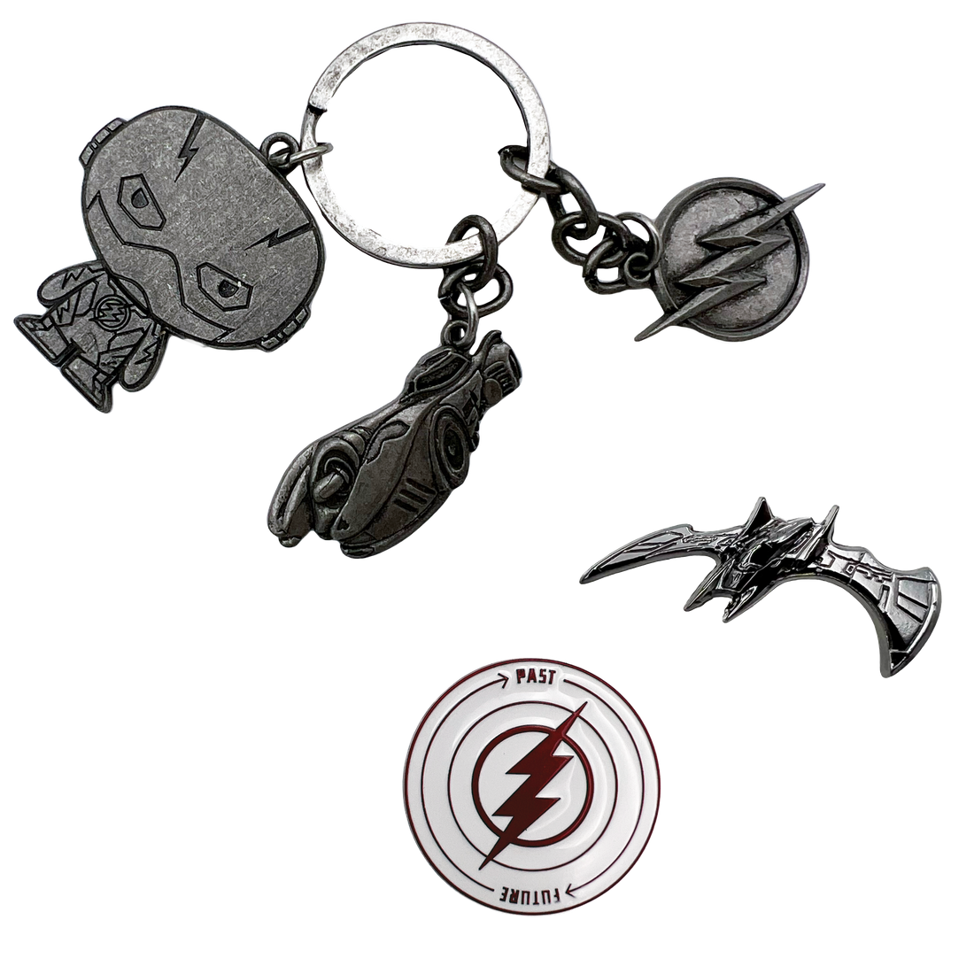 The Flash | CHS Keychain And Pin Set 2023 San Diego Comic-Con Exclusive