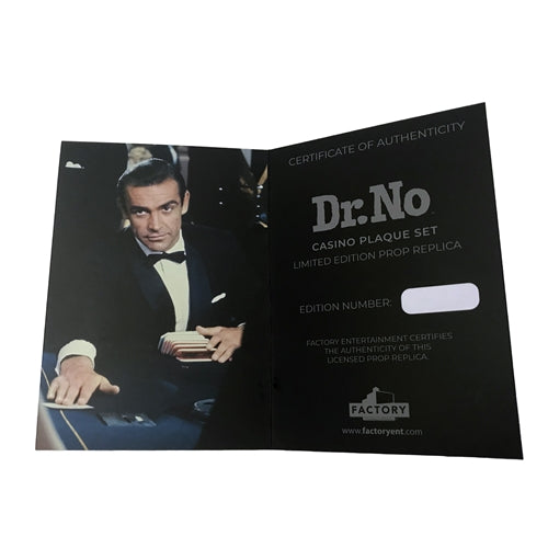 James Bond | Dr. No Casino Plaques Limited Edition Prop Replica
